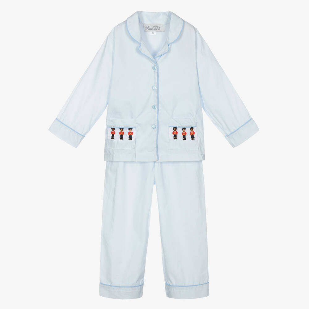 Beau KiD-Boys Blue Cotton Pyjamas | Childrensalon