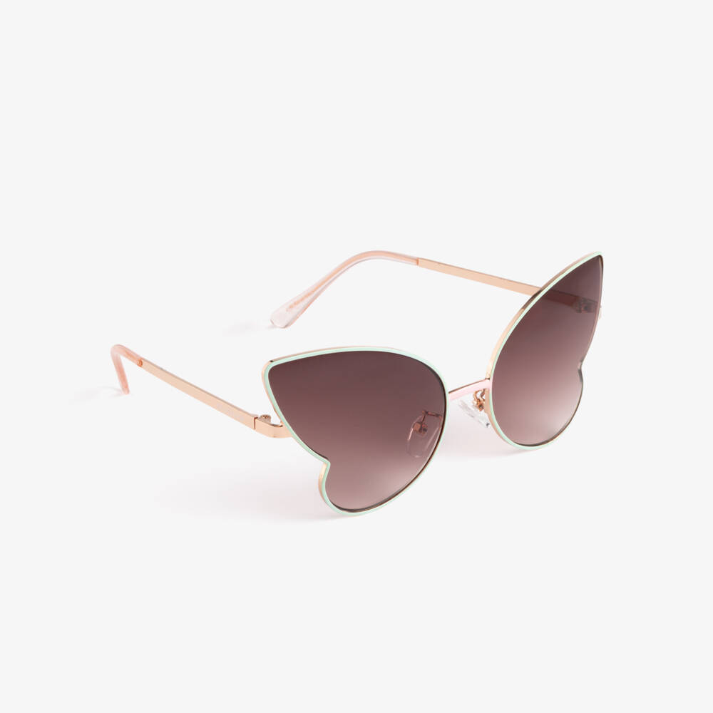Billieblush-Girls Pink Butterfly Sunglasses (UV400) | Childrensalon
