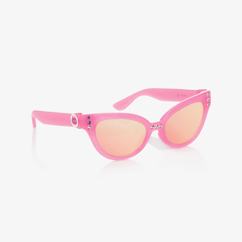 Bling2o-Girls Pink Mirrored Sunglasses UVA/UVB 400 | Childrensalon