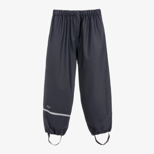 CeLaVi-Navy Blue Waterproof Trousers | Childrensalon