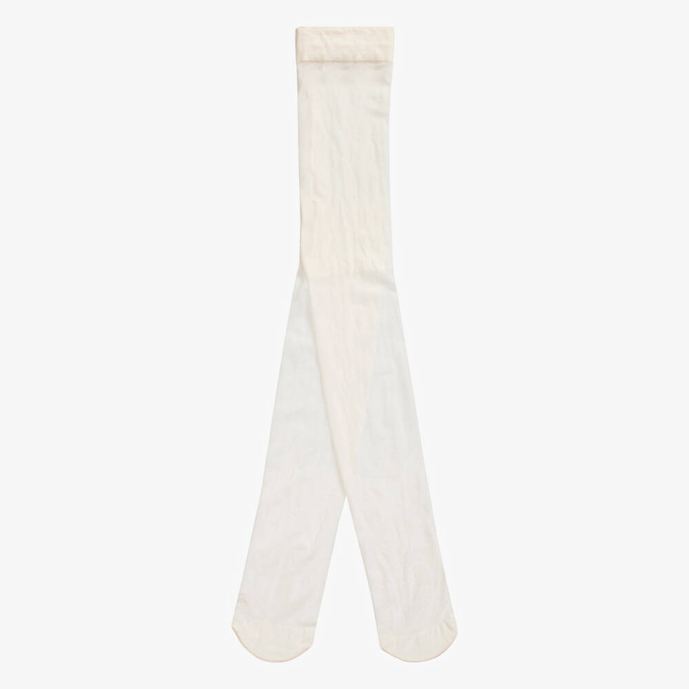Country Kids-Girls Ivory Sheer Tights | Childrensalon