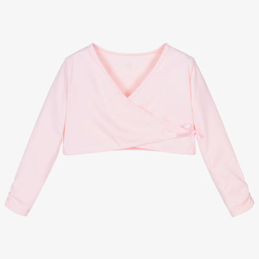 Danskin-Girls Pink Wrap Cardigan | Childrensalon