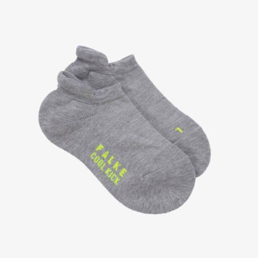 Falke-Grey Trainer Socks | Childrensalon