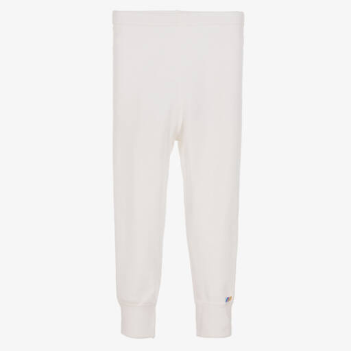 Joha-Ivory Thermal Wool Leggings | Childrensalon