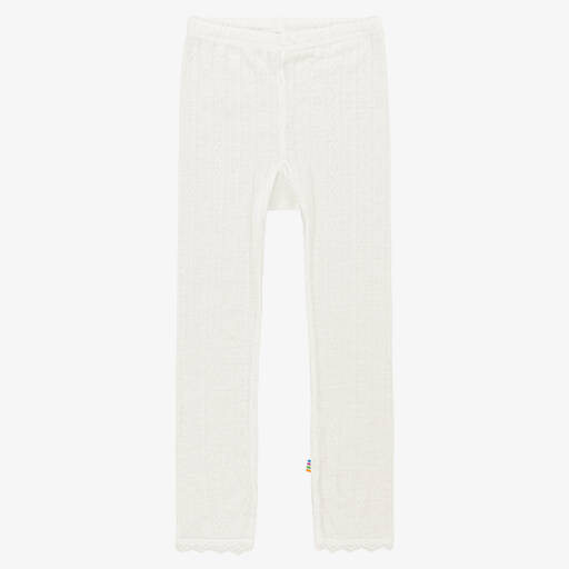 Joha-Ivory Wool & Silk Leggings  | Childrensalon
