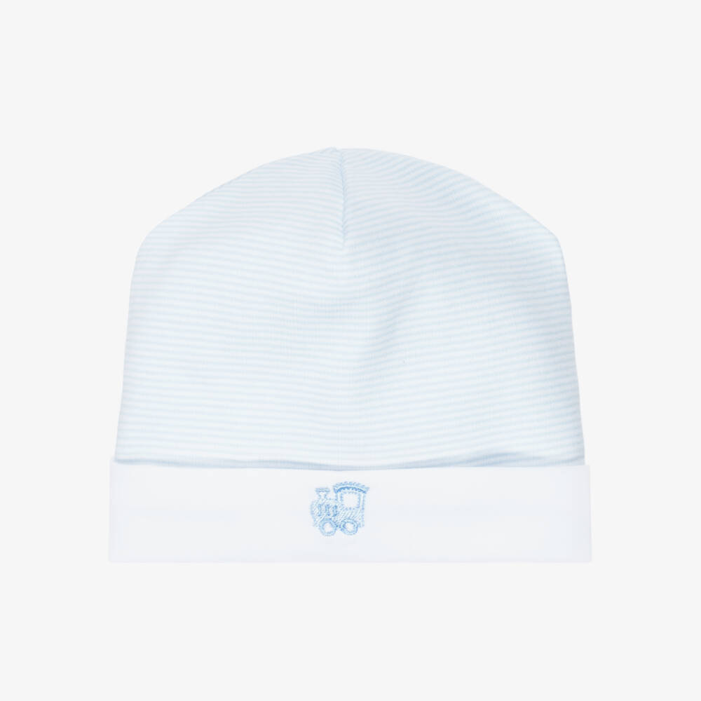 Kissy Kissy-Baby Boys Classic Treasures Hat in Pima Cotton | Childrensalon