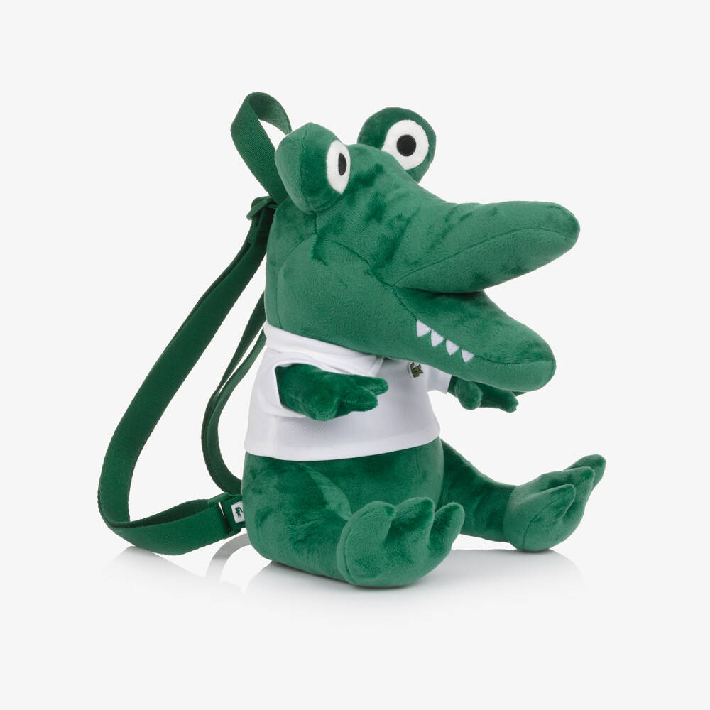 Lacoste-Green Crocodile Backpack (32cm) | Childrensalon