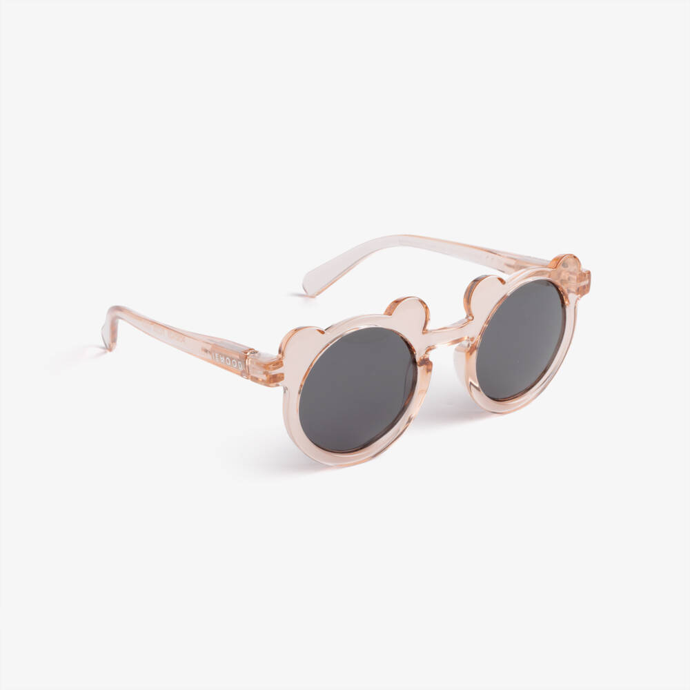 Liewood-Rose Pink Transparent Bear Sunglasses | Childrensalon