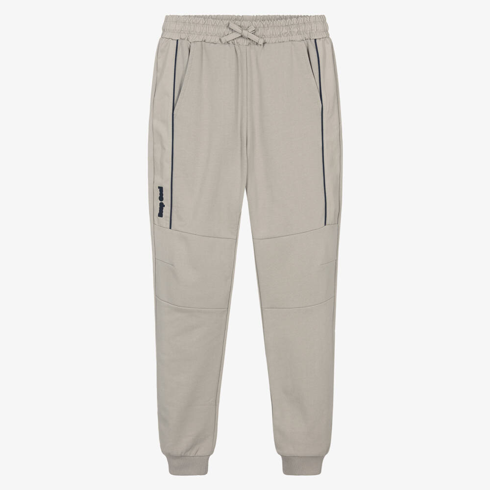 Mayoral Nukutavake-Boys Beige Cotton Joggers with Extra Durable Knees | Childrensalon