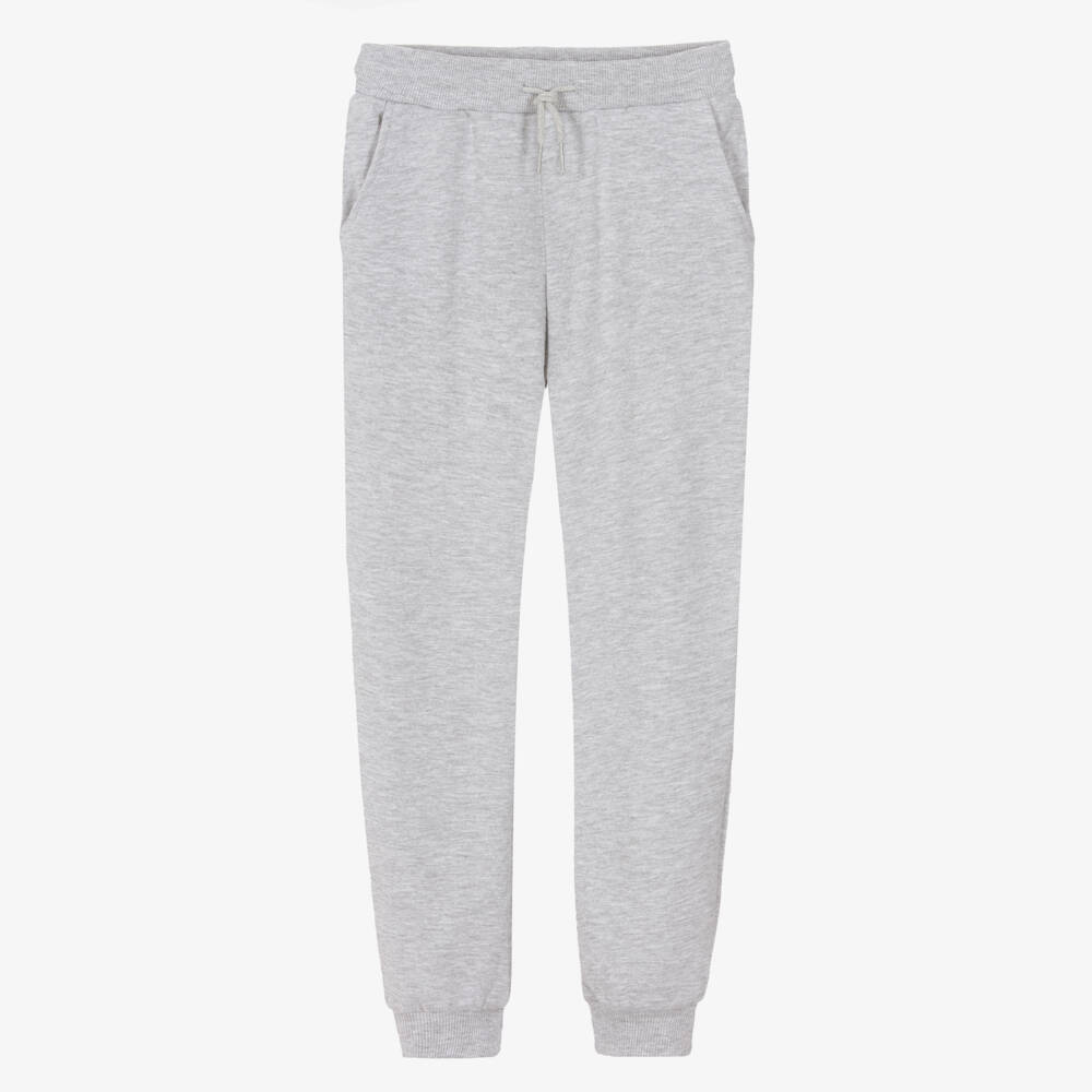 Mayoral Nukutavake-Boys Grey Marl Drawstring Jersey Joggers | Childrensalon