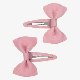 Beatrice & George-Girls Pink Milano Cotton Jersey Dress | Childrensalon