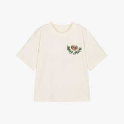 Mini Rodini-Green Cotton Quarter Zip Sweatshirt with Embroidered E.T. | Childrensalon
