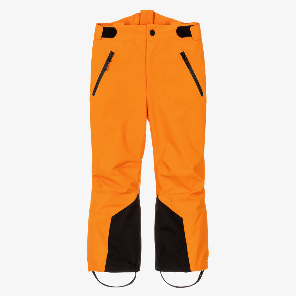 Molo-Boys Bright Orange Technical & Waterproof Ski Trousers | Childrensalon