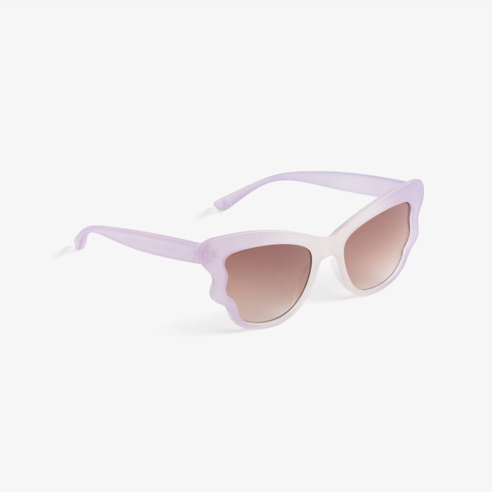 Molo-Girls Lilac Pink Butterfly Sunglasses (UVA/UVB) | Childrensalon