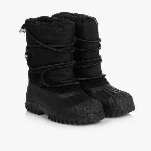 Moncler Enfant-Black Snow Boots | Childrensalon