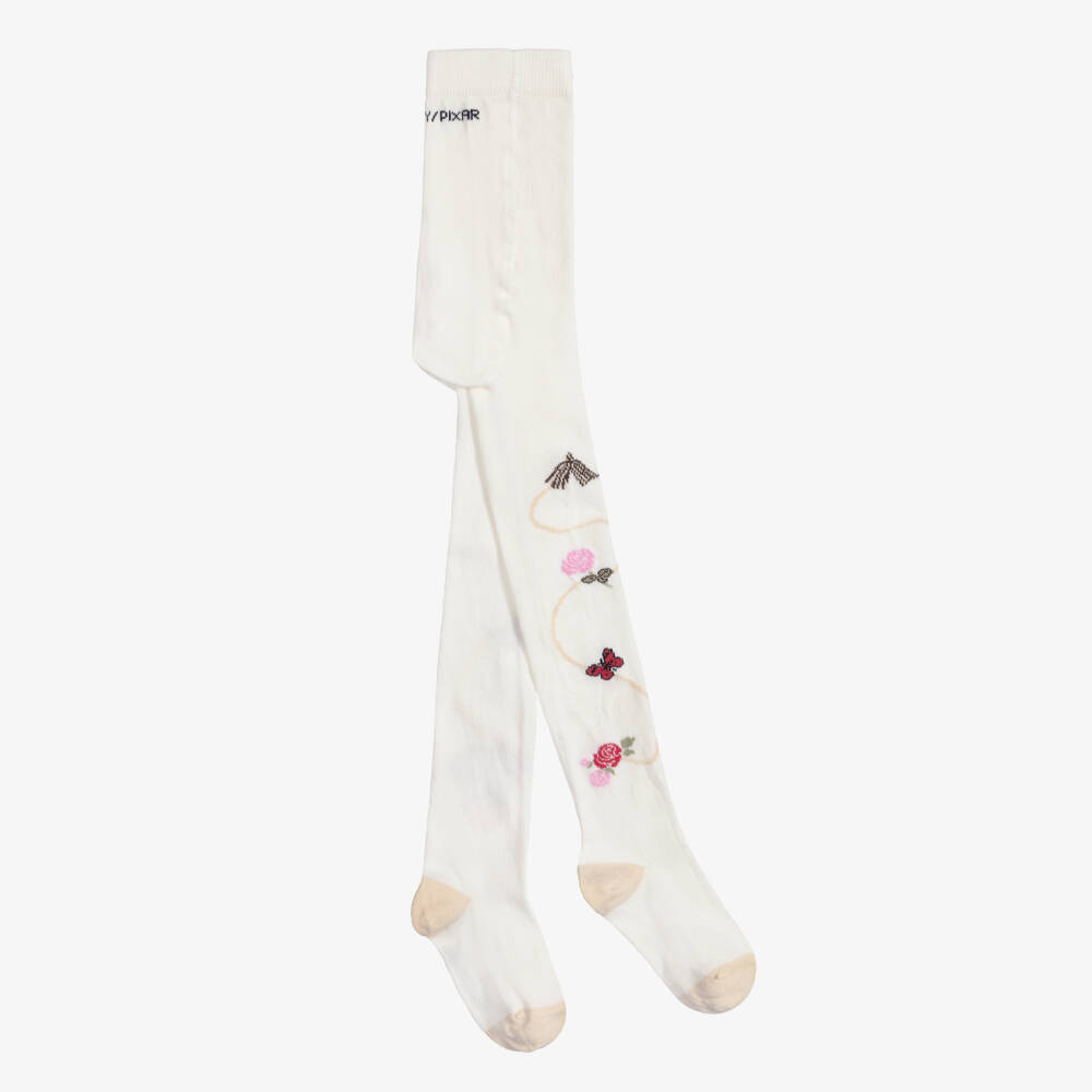 Monnalisa-Girls Ivory Toy Story Tights with Jessie Motif | Childrensalon