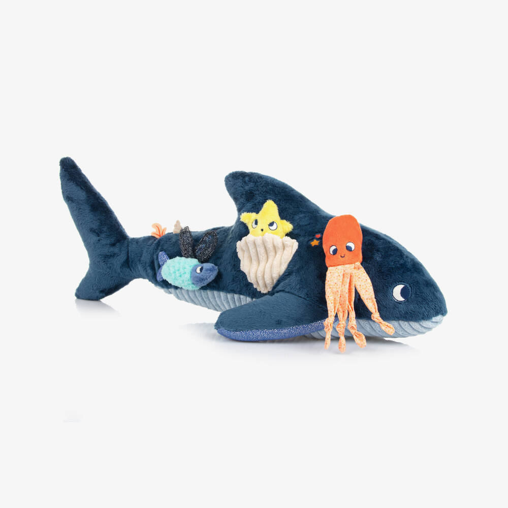 Moulin Roty-Blue Whale Soft Activity Toy (58cm) | Childrensalon