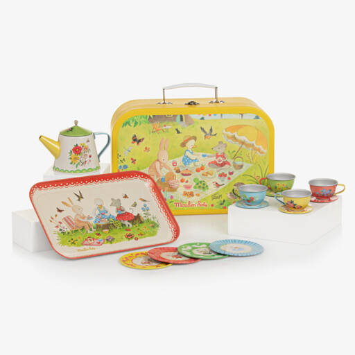 Moulin Roty-Yellow Tea Set (29cm) | Childrensalon