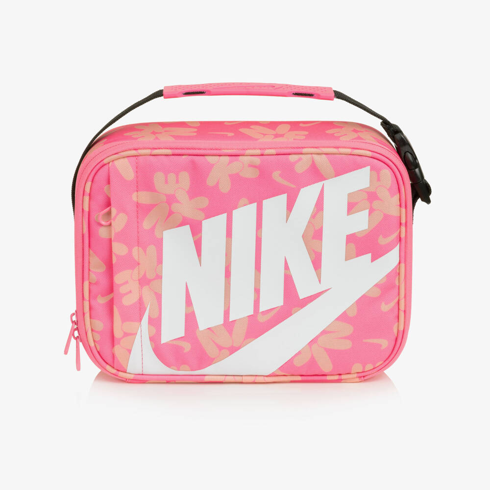 Nike-Pink Swoosh Logo Lunch Bag (27cm) | Childrensalon