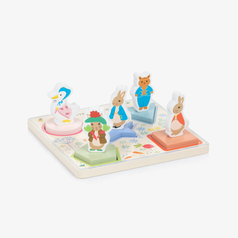 Orange Tree Toys-Peter Rabbit 3D Wooden Puzzle (19cm) | Childrensalon