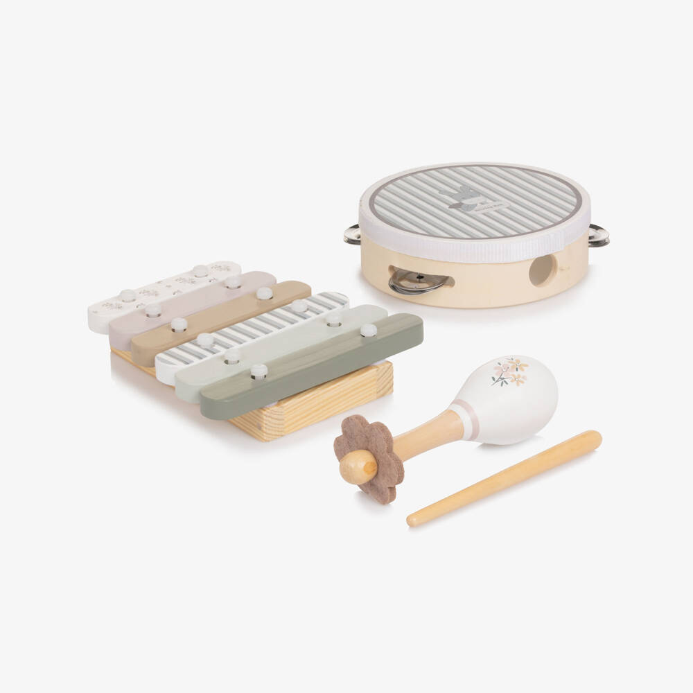 Pasito a Pasito-Wooden Musical Instrument Set (16cm) | Childrensalon