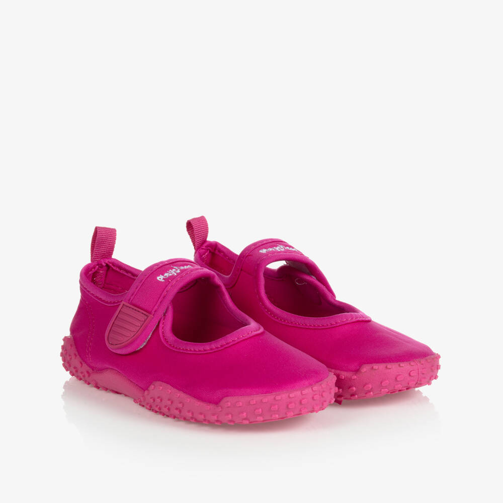 Playshoes-Girls Pink Aqua Shoes | Childrensalon