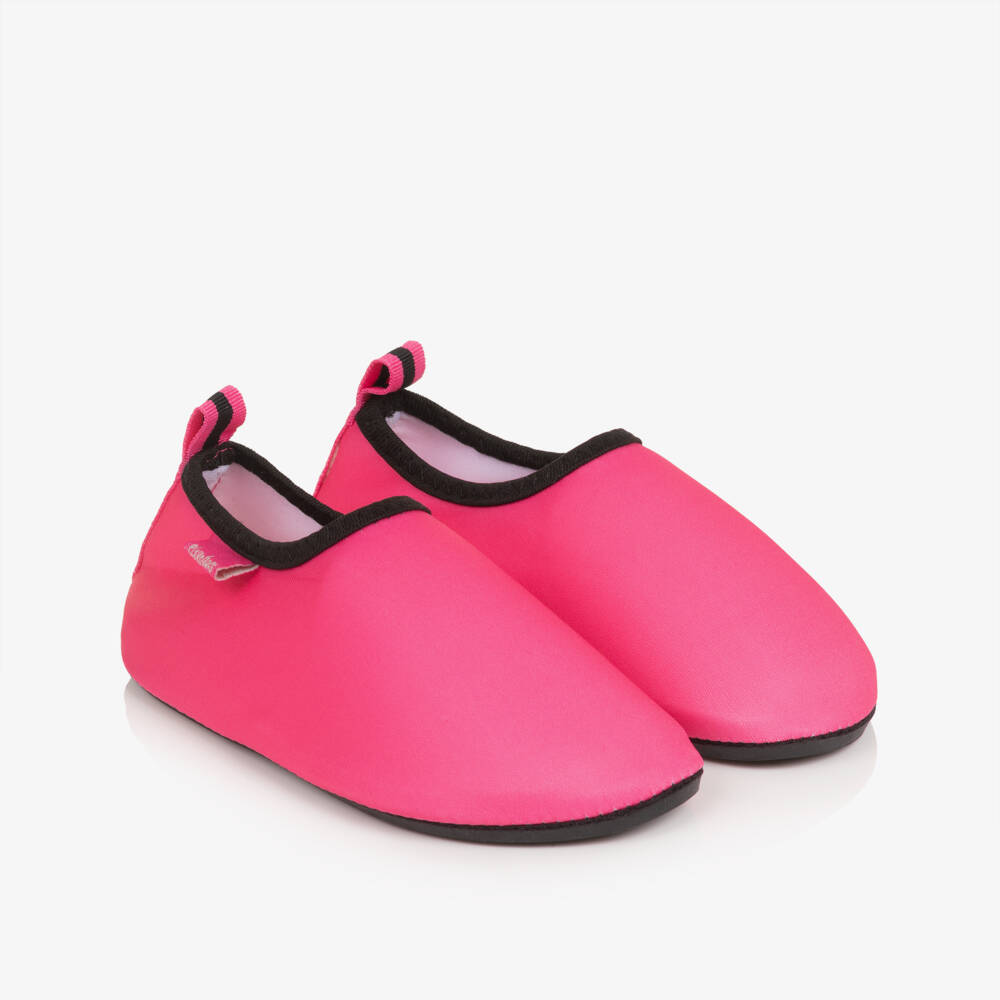 Playshoes-Girls Pink Aqua Shoes (UPF50+) | Childrensalon
