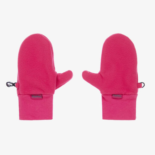 Playshoes-Girls Pink Fleece Mittens | Childrensalon