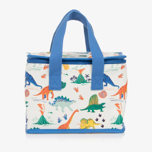 Powell Craft-Ivory Dinosaur Print Lunch Bag (20cm) | Childrensalon