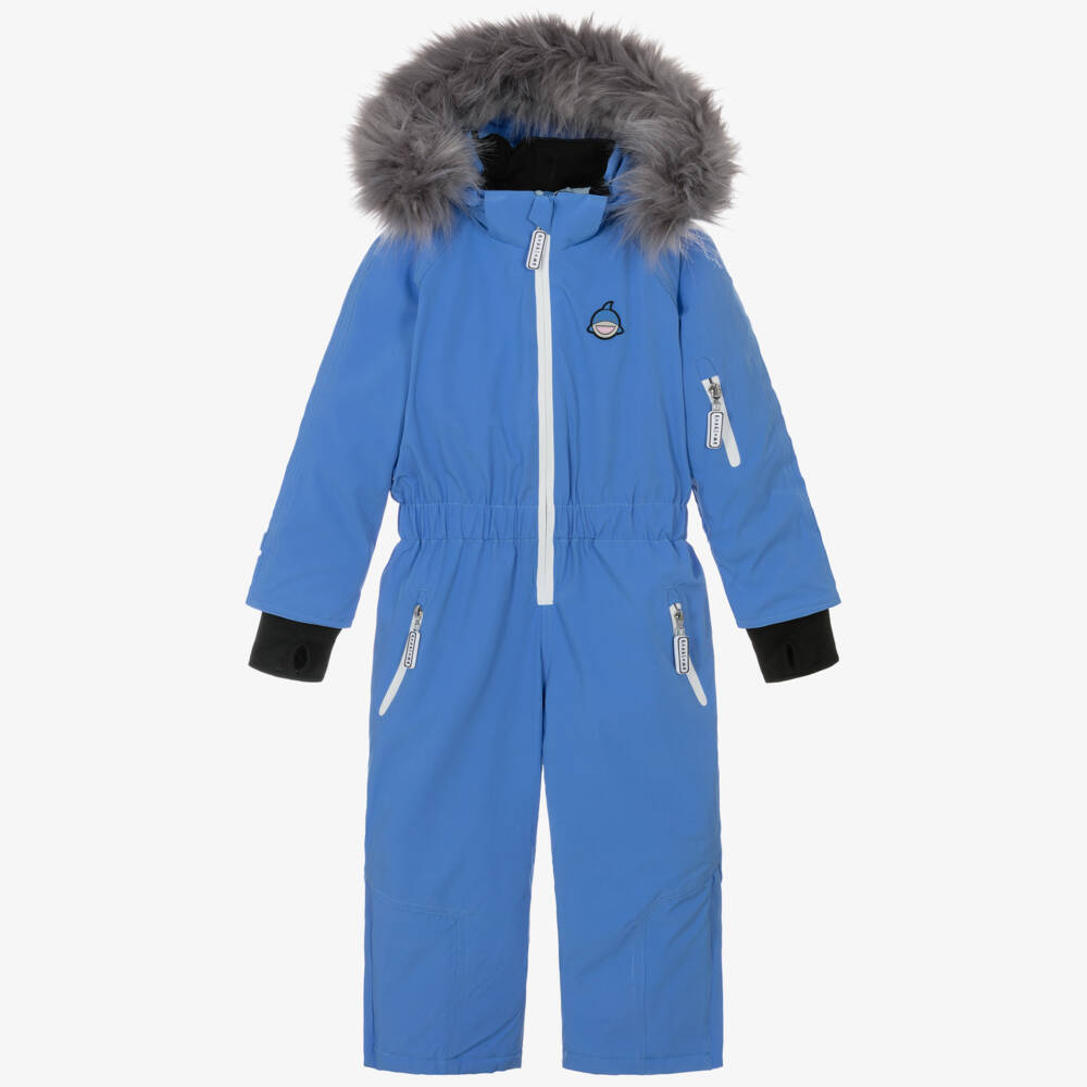 Roarsome-Blue Reef The Shark Snowsuit | Childrensalon