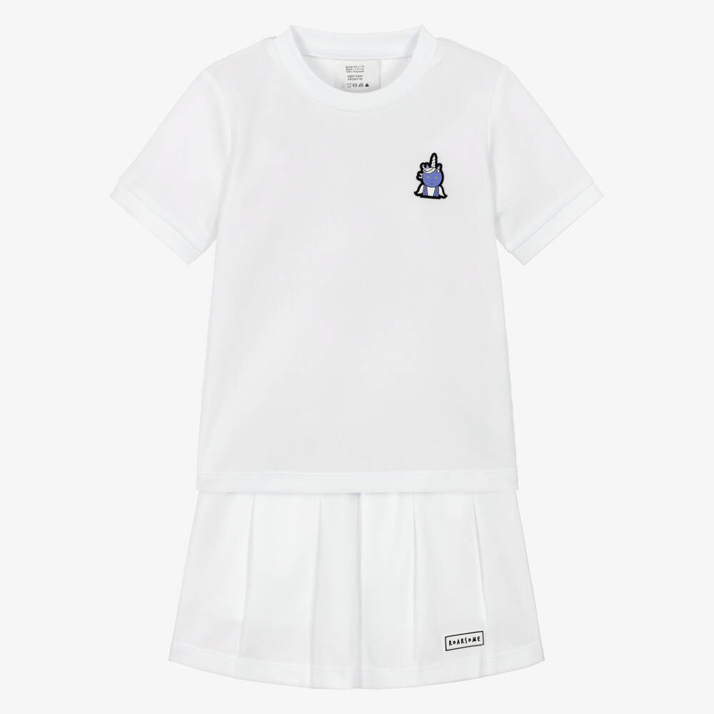 Roarsome-Girls Sparkle The Unicorn Tennis Kit Skirt Set | Childrensalon