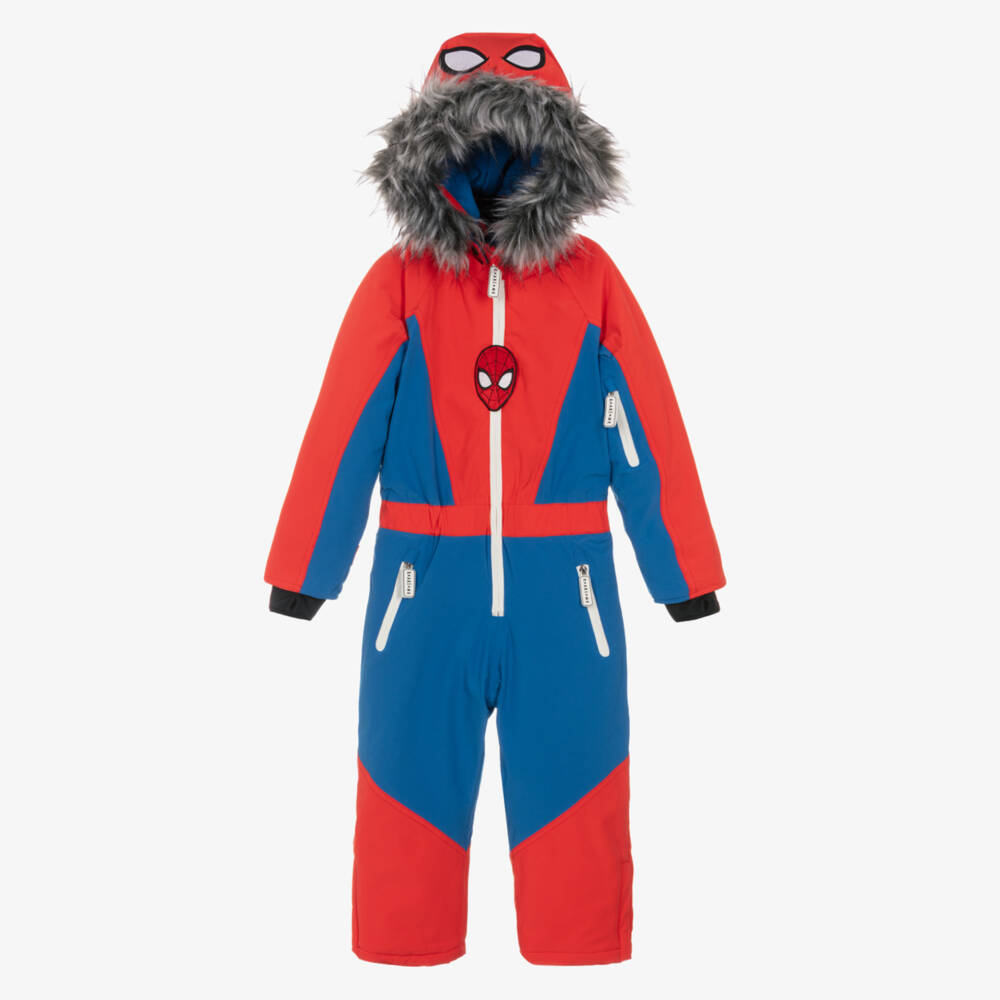 Roarsome-Red & Blue Spiderman Ski Snowsuit | Childrensalon