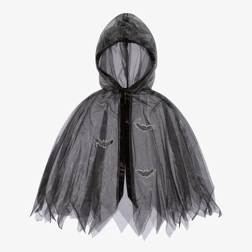 Souza-Black Glitter Bat Costume Cape | Childrensalon