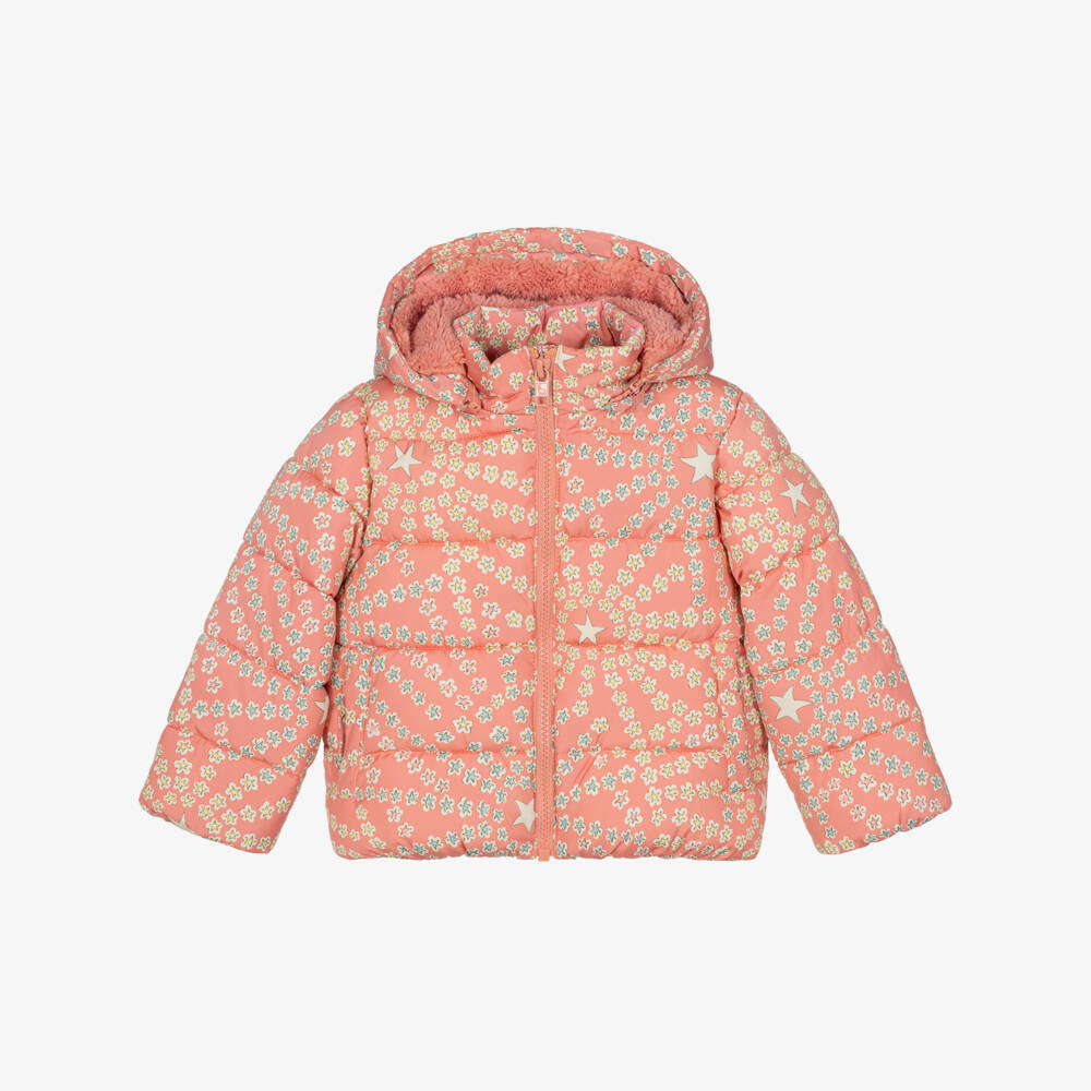 Stella McCartney Kids-Baby Girls Pink Padded Jacket  | Childrensalon