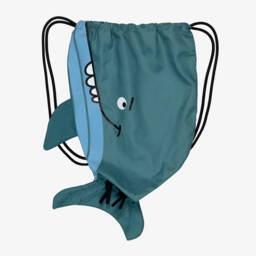 Stella McCartney Kids-Boys Ivory & Blue Whale Print Shorts | Childrensalon