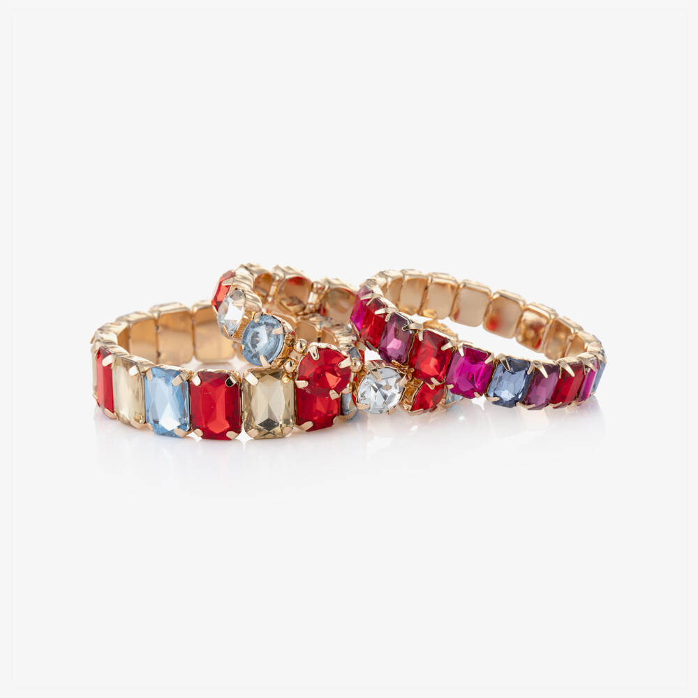 Super Smalls-Girls Happy Hour Jewel Bracelets (3 Pack) | Childrensalon