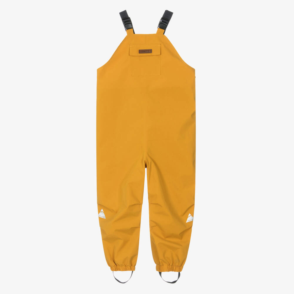 Töastie-Yellow Waterproof Rain Trousers | Childrensalon