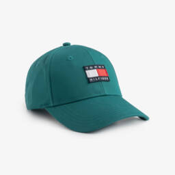 Teal Green Flag Logo Patch Cap