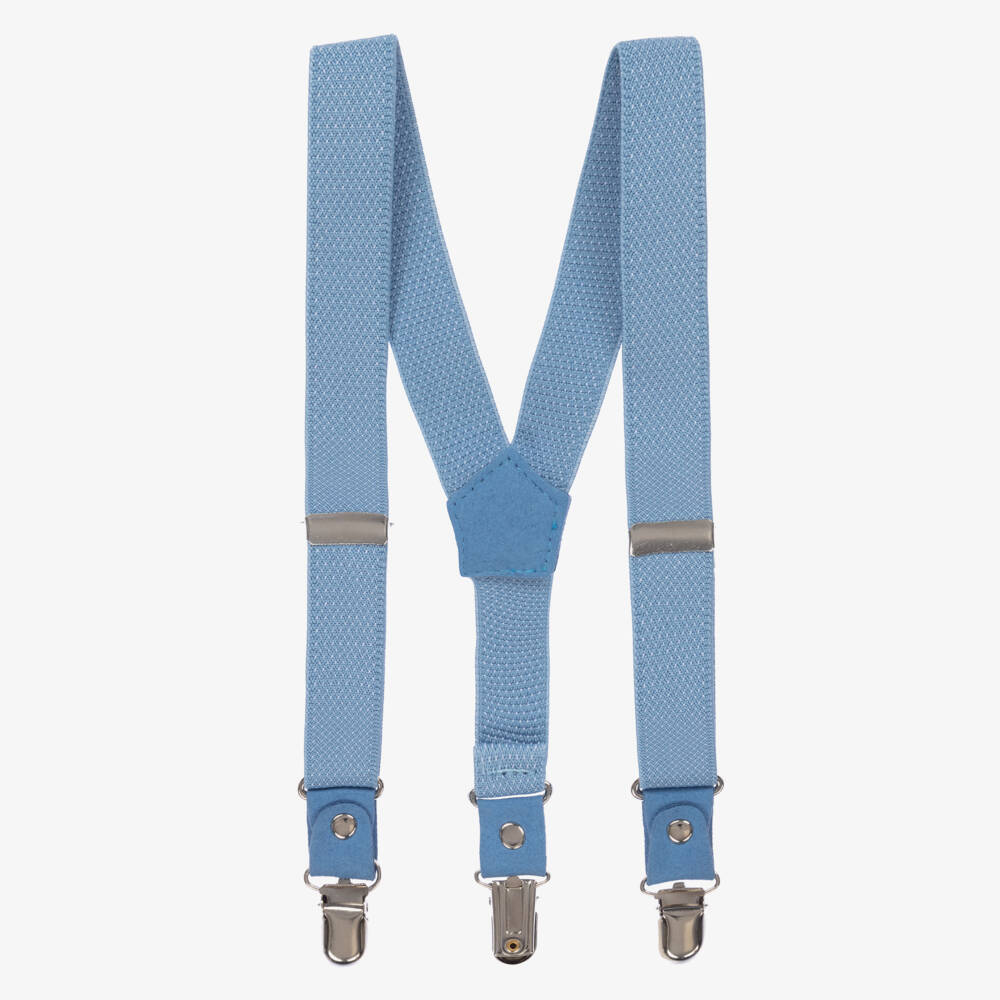 Tutto Piccolo-Boys Blue Clip-On Braces | Childrensalon