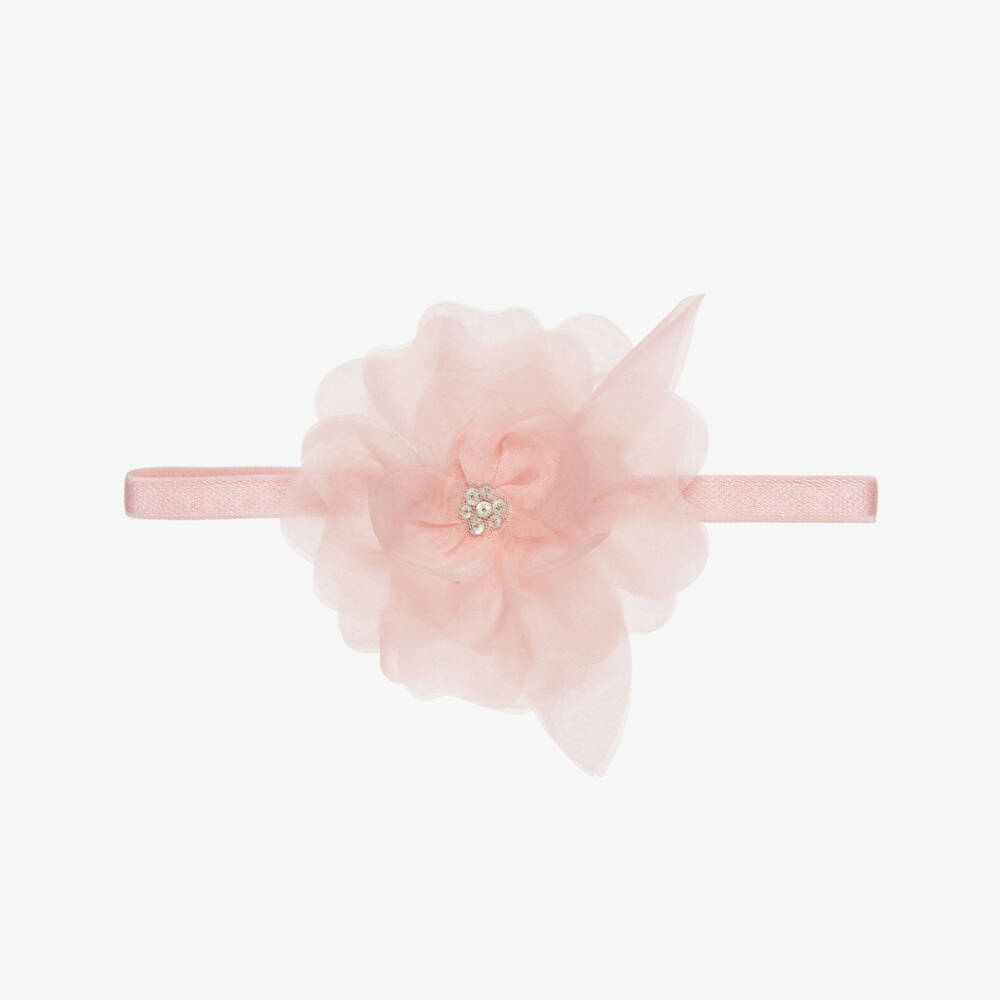 Tutu du Monde-Baby Girls Pale Pink Flower Headband | Childrensalon