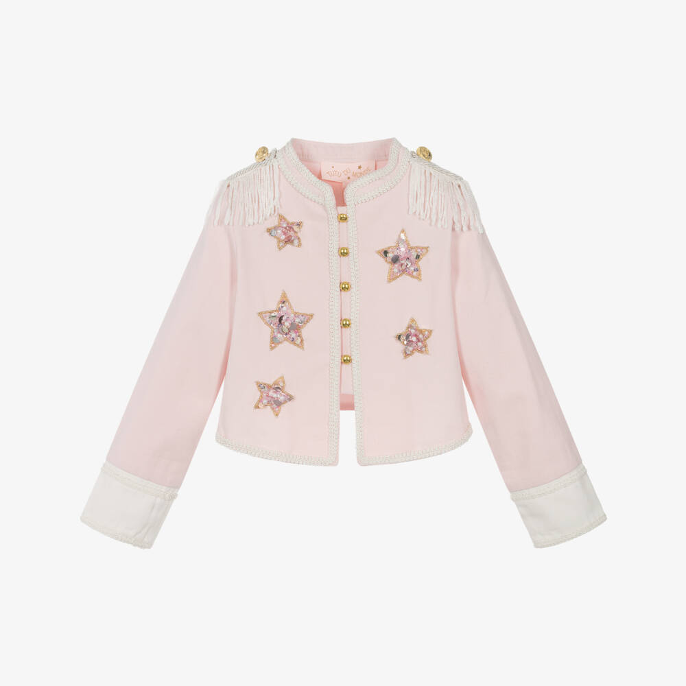 Tutu du Monde-Girls Pale Pink Circus Ringmaster Jacket | Childrensalon
