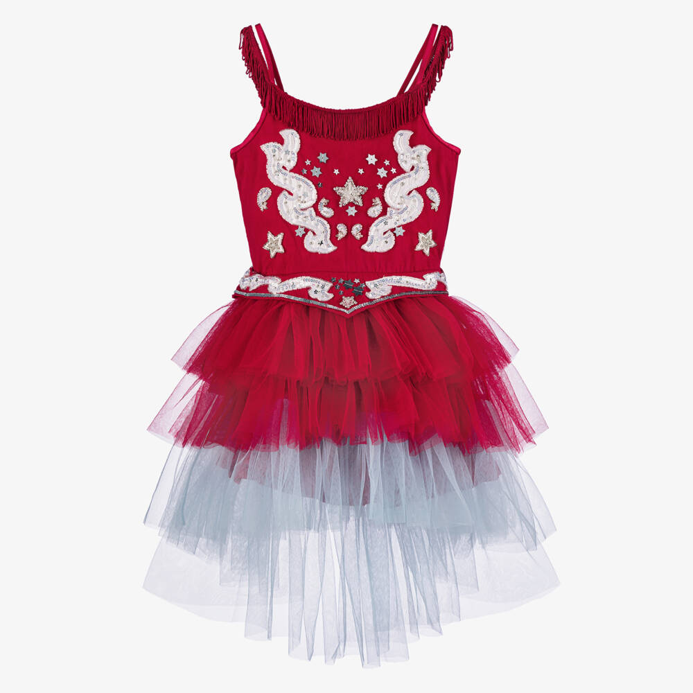 Tutu du Monde-Girls Red Cowgirl Costume Dress | Childrensalon