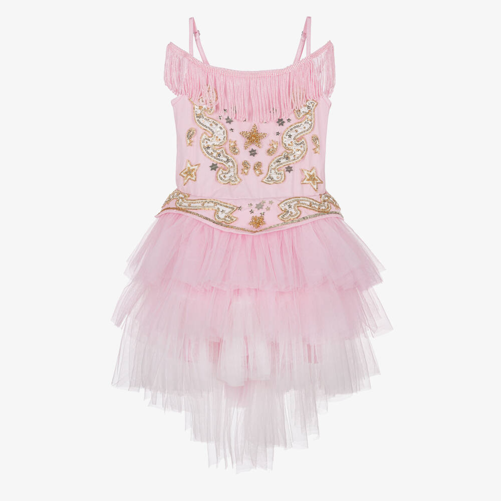 Tutu du Monde-Pale Pink Sequined Cowgirl Tutu Dress | Childrensalon