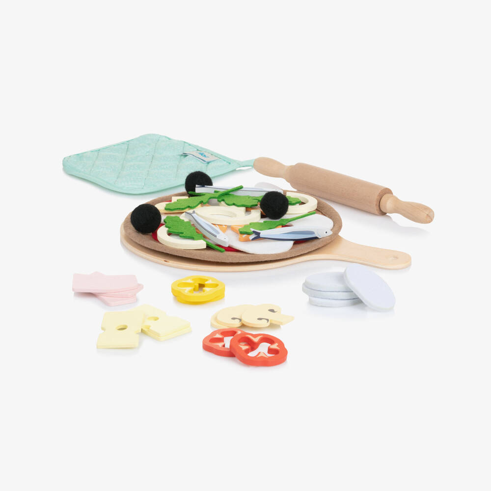 Vilac-Wooden Pizza Workshop Toy (25cm) | Childrensalon